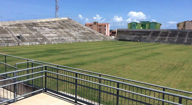 Estádio Grito da República foi inaugurado em dezembro de 2016. Foto: João Victor Amorim/ Rádio Jornal.