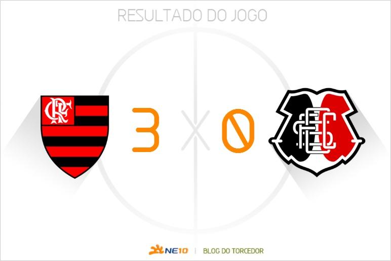 Santa Cruz não consegue passar pelo vice-líder Flamengo e perde novamente na Série A. 