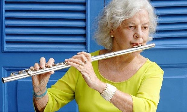 A estreia ficará por conta da flautista Odette Ernest Dias, que aos 85 anos fará uma apresentação exclusiva / Foto: divulgação