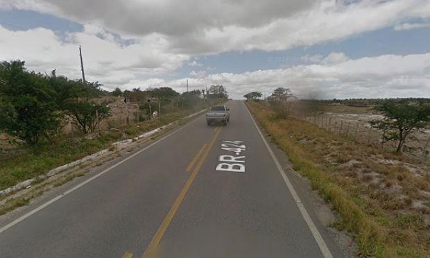 Caso aconteceu na BR-424, em Correntes, no Agreste de Pernambuco / Foto: reprodução/Google Maps