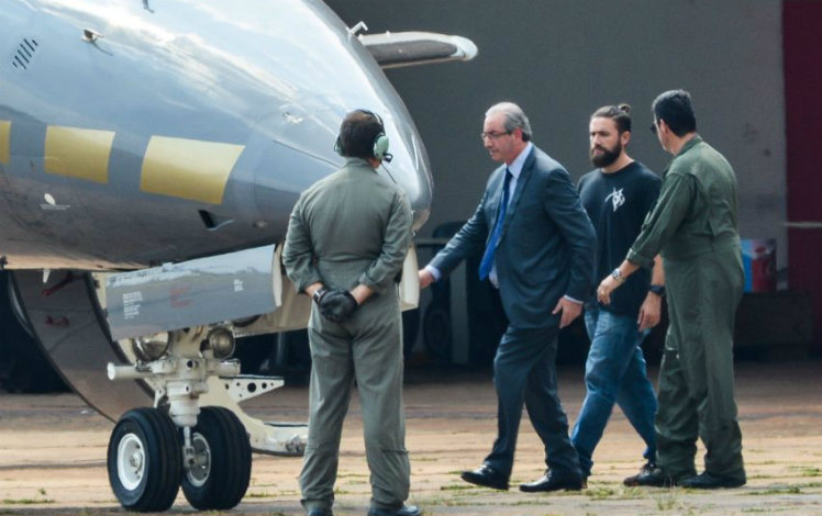 Prisão do ex-deputado Eduardo Cunha (PMDB). Foto: Wilson Dias/ Agência Brasil