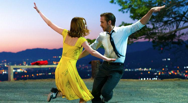 Emma Stone e Ryan Gosling em "La La Land: Cantando Estações"
