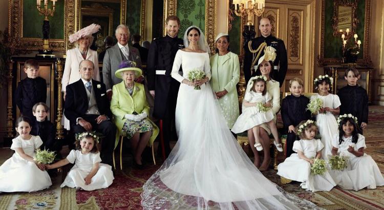 Foto oficial do casamento real de Meghan Markle e o Príncipe Harry (Imagem: Alexi Lubomirski)