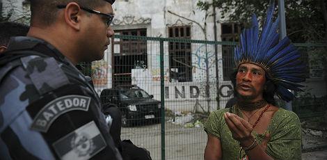Rio: indígenas tentam retomar antigo Museu do Índio