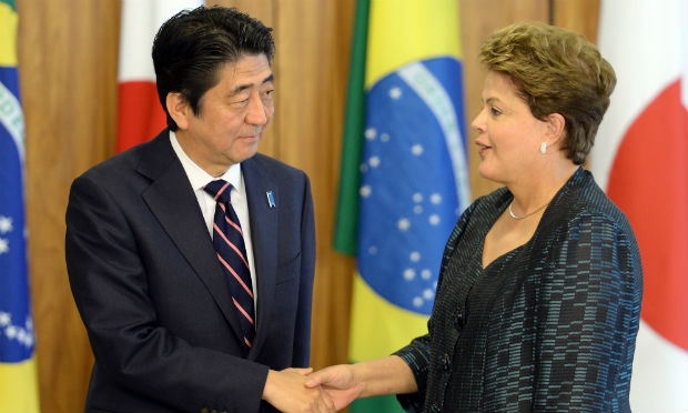 Primeiro-ministro foi recebido pela presidente Dilma no Palácio do Planalto / Foto: Evaristo Sá/ AFP