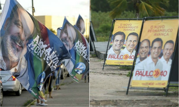 Propaganda é tema de debate entre adversários em Pernambuco e até de disputas judiciais / Fotos: Arquivo