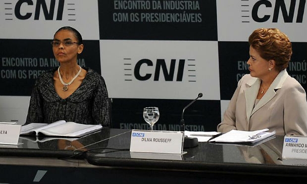 Dilma disse não estar preocupada com entrada de Marina na disputa / Foto: Antônio Cruz/Abr