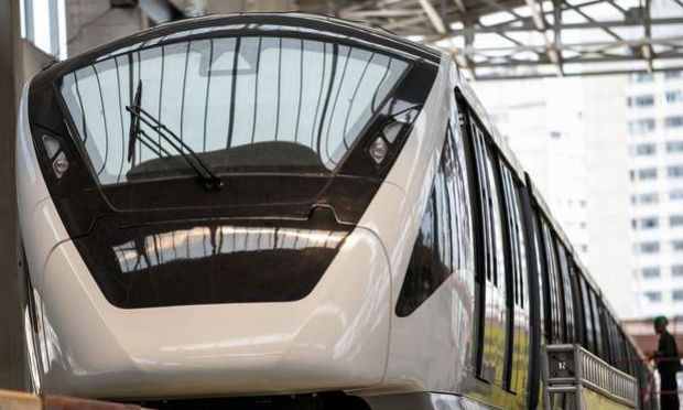 Com capacidade para mil passageiros em cada trem, o sistema ainda passa por testes  / Foto: Divulgação