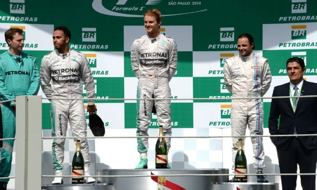 Rosberg conquista o GP do Brasil; Massa chega em 3º