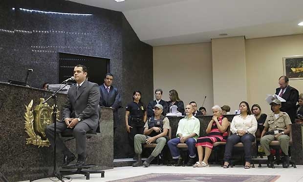 O delegado Paulo Berenguer foi o segundo a prestar depoimento no julgamento dos acusados  / Foto: Luiz Pessoa/NE10