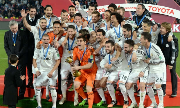 Real Madrid campeão Mundial de Clubes 2014 em Marrakesh.  / Foto: Fadel Senna / AFP