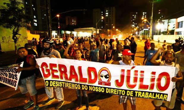 Novo protesto dos ambulantes ocorrerá na Zona Norte do Recife