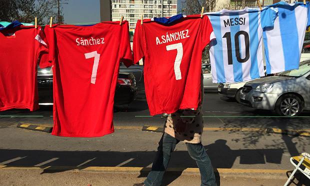 FInal da Copa América neste sábado entre Chile e Argentina reascendeu a rivalidade entre os países / Foto: AFP