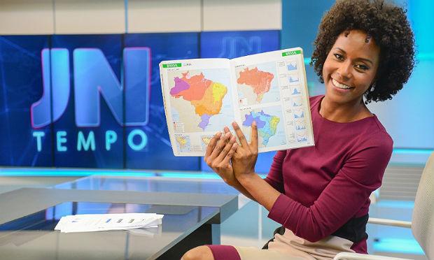 Maria Julia Coutinho é apresentadora do quadro de meteorologia no JN / Foto: divulgação TV Globo