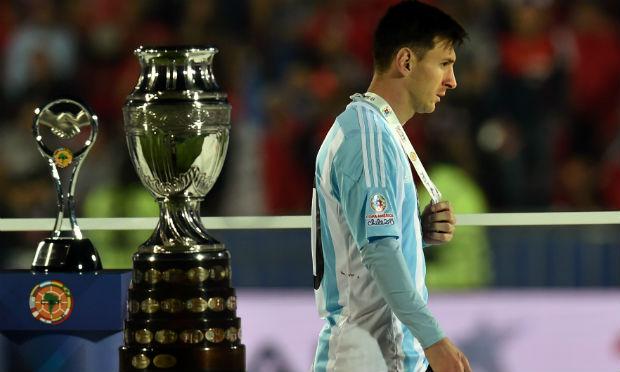Messi ainda não conquistou nada pela seleção principal da Argentina. / Foto: AFP