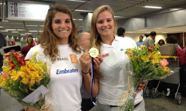 A dupla campeã mundial Martine Grael e Kahena Kunze (49er FX) era a que mais sofria. / Foto: divulgação