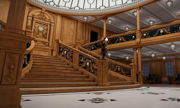 A grande escadaria será mantida como a do navio original  / Foto: Blue Star Line/Divulgação