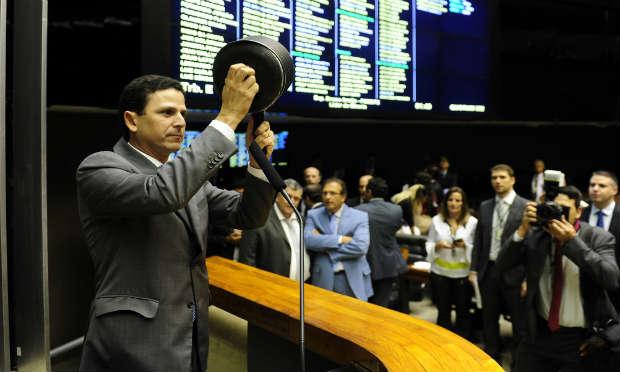 O líder acompanhou no plenário do TCU o julgamento das contas da presidente Dilma de 2014 / Foto: Câmara dos Deputados