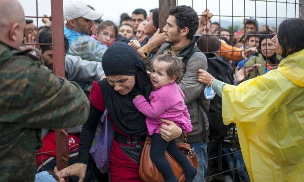 O menino foi raptado de um centro de refugiados / Foto: Robert Atanasovski / AFP