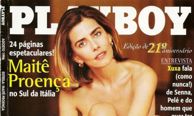 A edição da Playboy com a atriz Maitê Proença foi produzida na Itália / Foto: divulgação