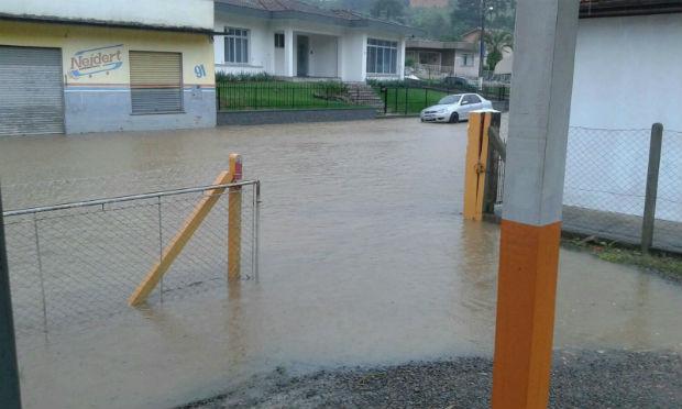 Diversas áreas de Santa Catarina ficaram alagadas após as chuvas / Foto: Foto: divulgação/Defesa Civil de Santa Catarina