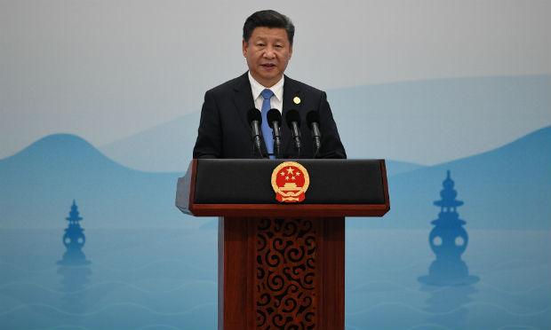Presidente da China, país que sediou a reunião do G20, Xi Jinping. Brasil e Argentina mostraram relutância à questão / Foto: Johannes EISELE / AFP