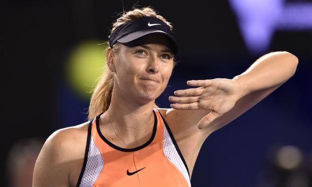 Sharapova está suspensa por dois anos do tênis após doping / Foto: AFP