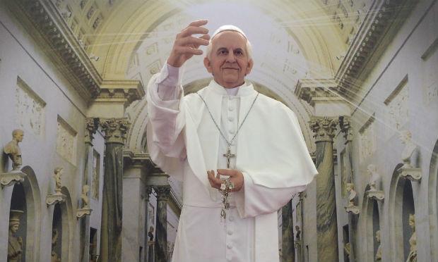 Papa Francisco é uma das atrações da exposição / Foto: divulgação