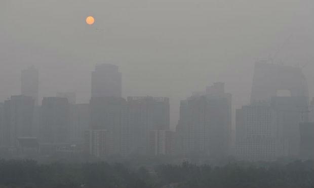 Pequim é uma das cidades com o ar mais poluído / Foto: AFP