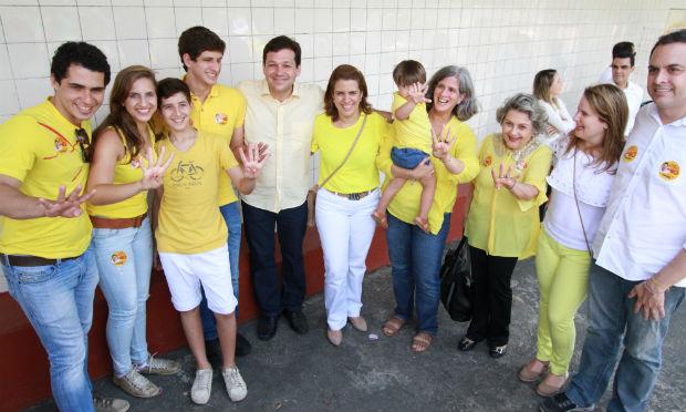 Família Campos apoia Geraldo Julio em agenda no domingo de eleição