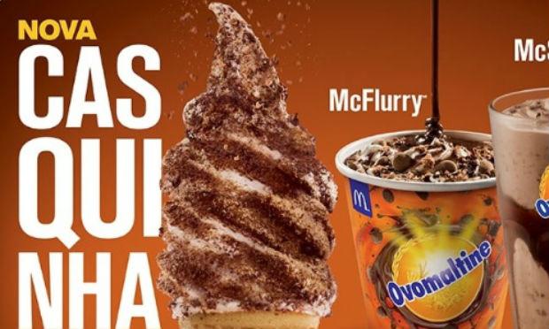McDonald's lançará casquinha de sorvete com sabor de Ovomaltine