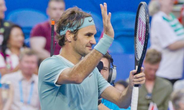 Federer, dono de 17 títulos dos torneios do Grand Slam, não atuava desde julho. / Foto: AFP.