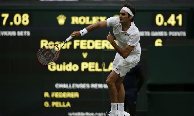 Federer, de 35 anos, está recém-recuperado de uma lesão no joelho esquerdo / Foto: AFP.