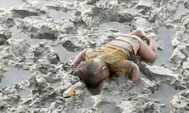 Foto do garoto morto ao tentar fugir de perseguições em Myanmar viralizou  / Foto: Ro Sadak/reprodução/Facebook