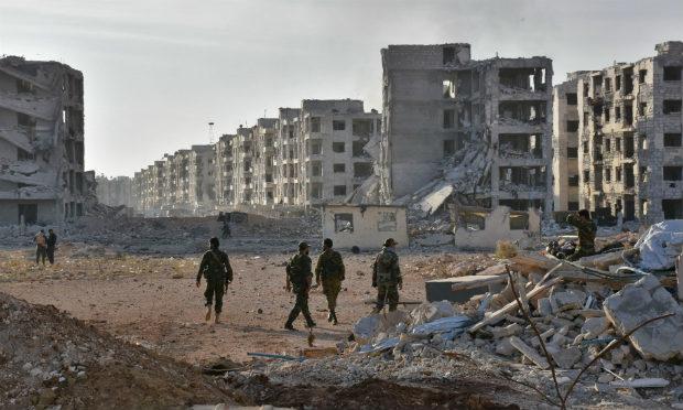 A diminuição da força na Síria ocorre no momento em que Rússia e Turquia tentam fechar acordo de paz entre governo Bashar al-Assad e grupos rebeldes. / Foto: AFP.