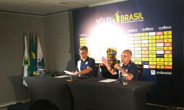 Renan Dal Zotto foi apresentado como novo técnico da seleção masculina de voleibol. / Foto: Confederação Brasileira de Voleibol.