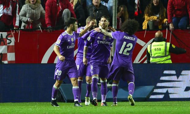 Real Madrid se tornou o novo recordista espanhol de invencibilidade. / Foto: AFP.