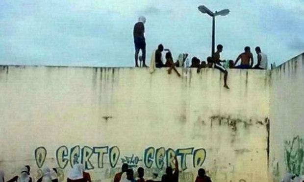 Após mais de 14 horas, terminou a rebelião na Penitenciária Estadual de Alcaçuz / Foto: reprodução