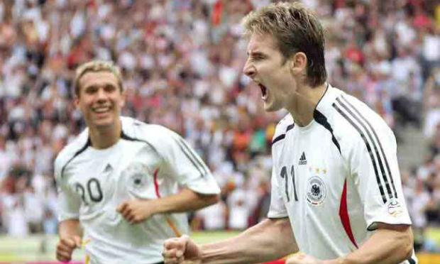 Na Copa de 2006, em casa, a Alemanha ficou  / Foto: AFP