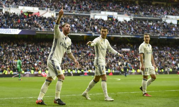 Sergio Ramos marca duas vezes e garante vitória do Real sobre Málaga