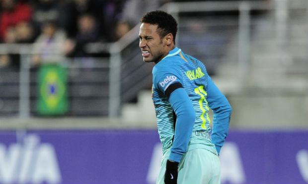 Neymar não fazia um gol que não fosse de pênalti desde 19 de outubro do ano passado. / Foto: AFP.