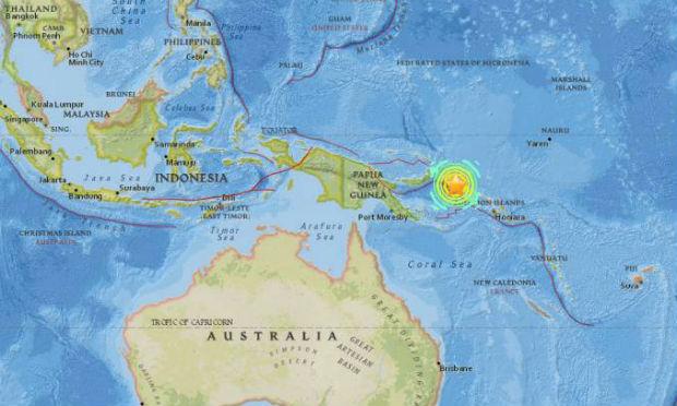 Terremoto atinge Papua Nova Guiné