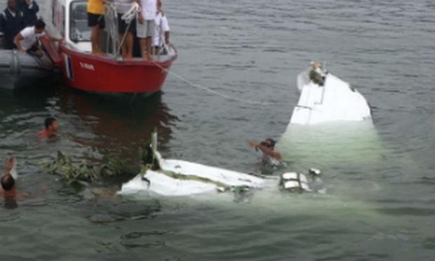 Parte principal da aeronave que matou Teori foi resgatada nesse domingo (22) / Foto: Reprodução