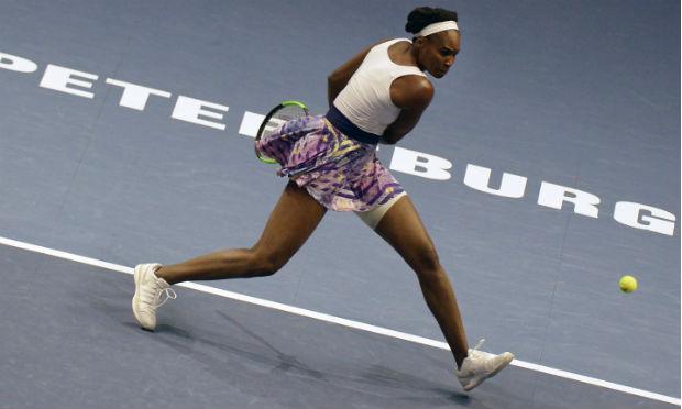 A participação de Venus Williams no torneio durou apenas 55 minutos. / Foto: Olga MALTSEVA / AFP