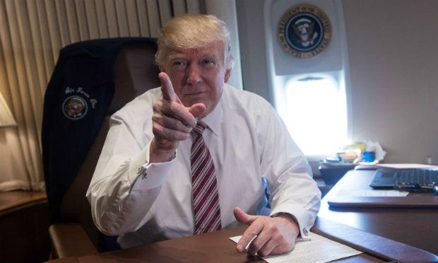 Trump não é calvo, mas toma remédio para evitar quede de cabelo / Foto: AFP