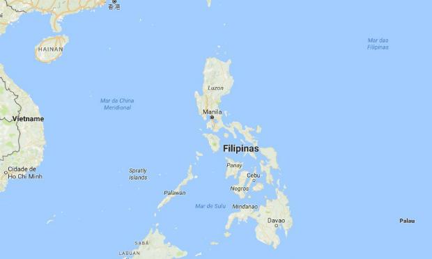 O tremor de 6,5 graus de magnitude atingiu o sul das Filipinas. / Foto: Google Maps/ Reprodução