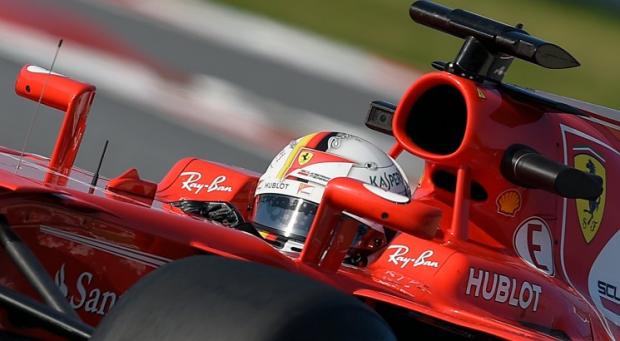 Ferrari deu provas de forças para a temporada 2017 / Foto: AFP