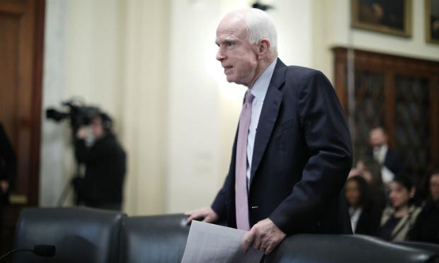 McCain fez a reivindicação em uma entrevista à rede de televisão CNN. / Foto: CHIP SOMODEVILLA / GETTY IMAGES NORTH AMERICA / AFP