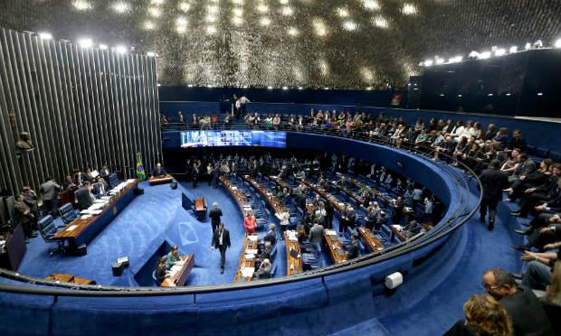 Os senadores do PT, PCdoB e Rede entraram em obstrução contra o requerimento de urgência / Foto: Agência Brasil