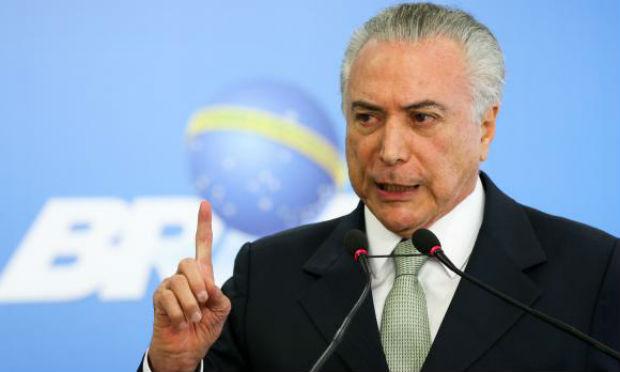 Temer voltou a afirmar que tem buscado conduzir o seu governo sem atitudes ou medidas populistas / Foto: Agência Brasil